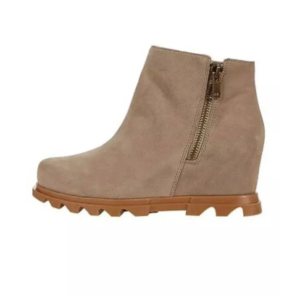 Sorel Joan of Arctic Wedge III Zip Wedge Suede Bootie 8 - Picture 4 of 4